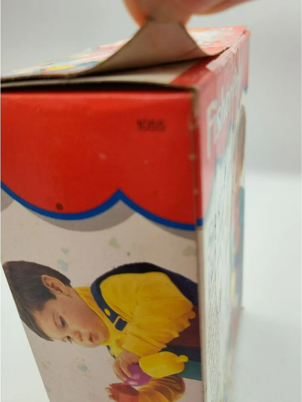 Vintage 1994 Fisher Price 13 Snap-Lock Beads Toy in Original Damaged Box